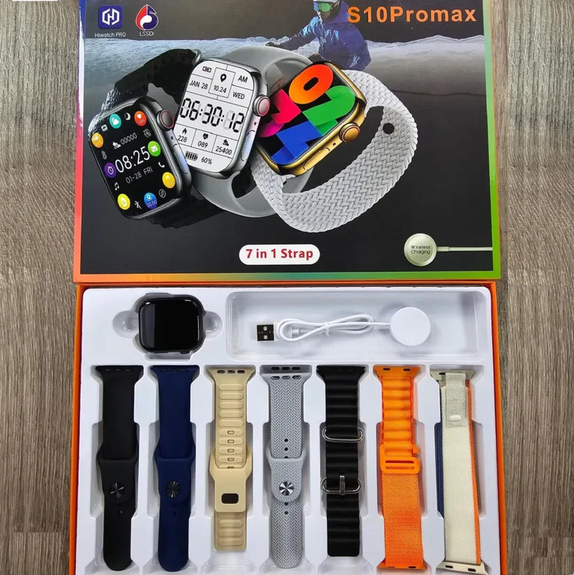 S10 Pro Max Smart Watch Full Touch HD Screen and Magnetic Wireless Charging