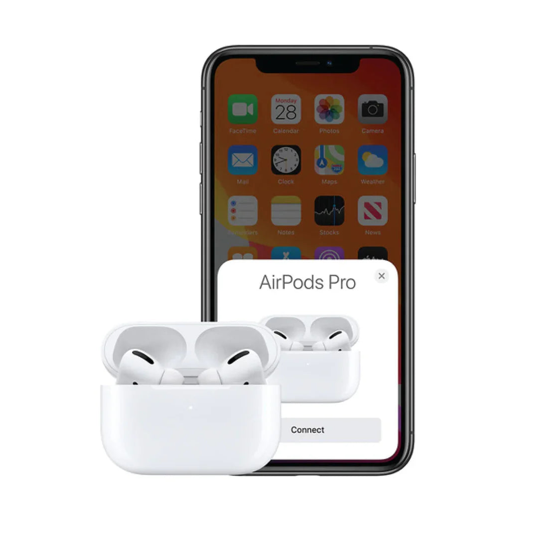 Airpods Pro 2 - 2nd Generation White with free silicone case